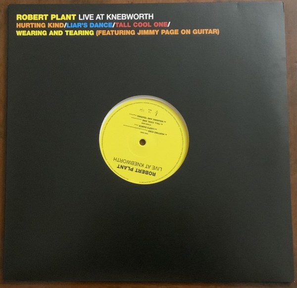 ROBERT PLANT - LIVE KNEBWORTH (SARI RENKLİ PLAK & E.P.)