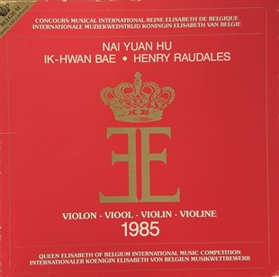NAI YUAN HU . IK - HWAN BAE . HENRY RAUDALES - QUEEN ELISABETH OF BELGIUM INTERNATIONAL MUSIC COMPETITION 1985 